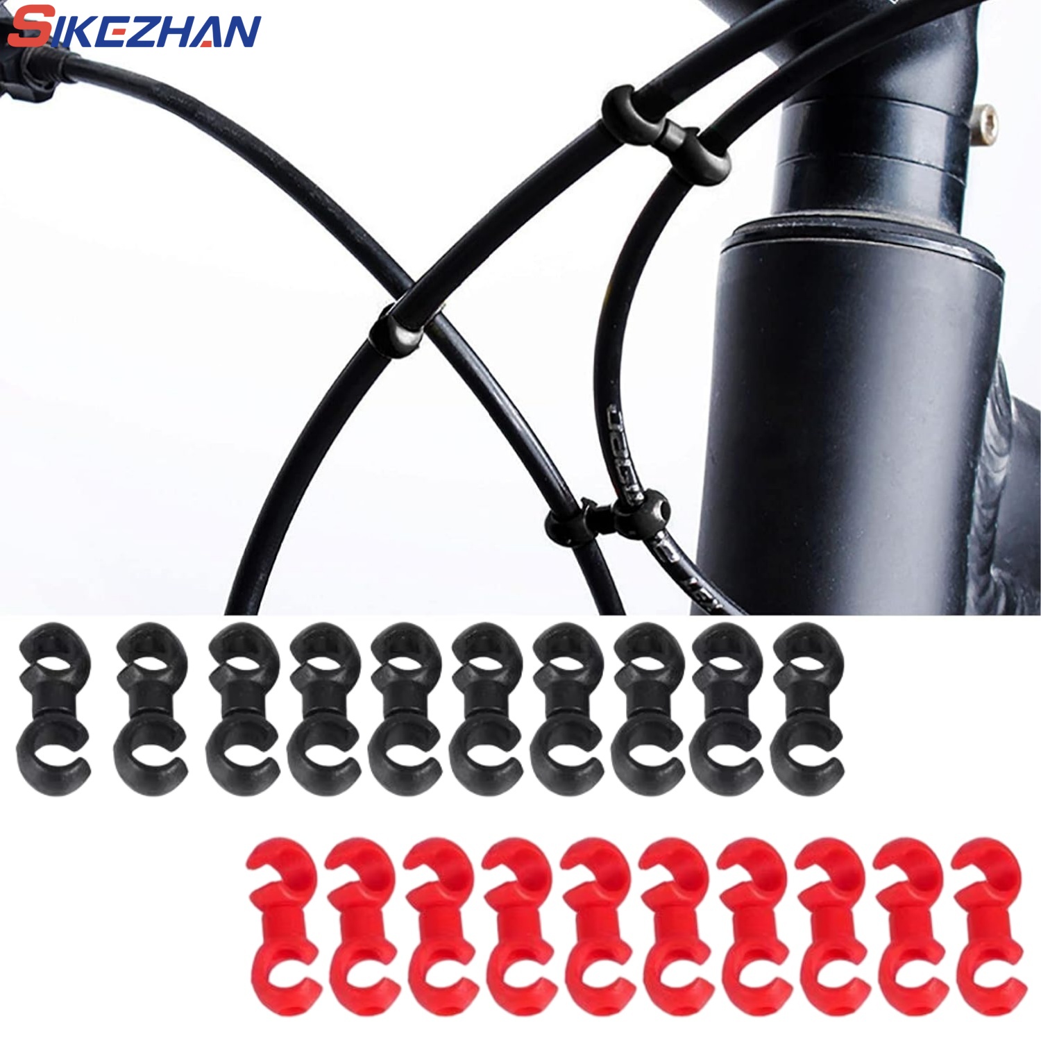 Cycling Gear Parts - 10pcs/set Bike Cross Line Clips Mountain