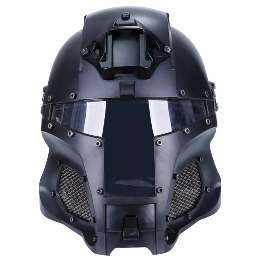 Cycling Gear Helmet - Tactical Helmet Modular Medieval Iron Warrior
