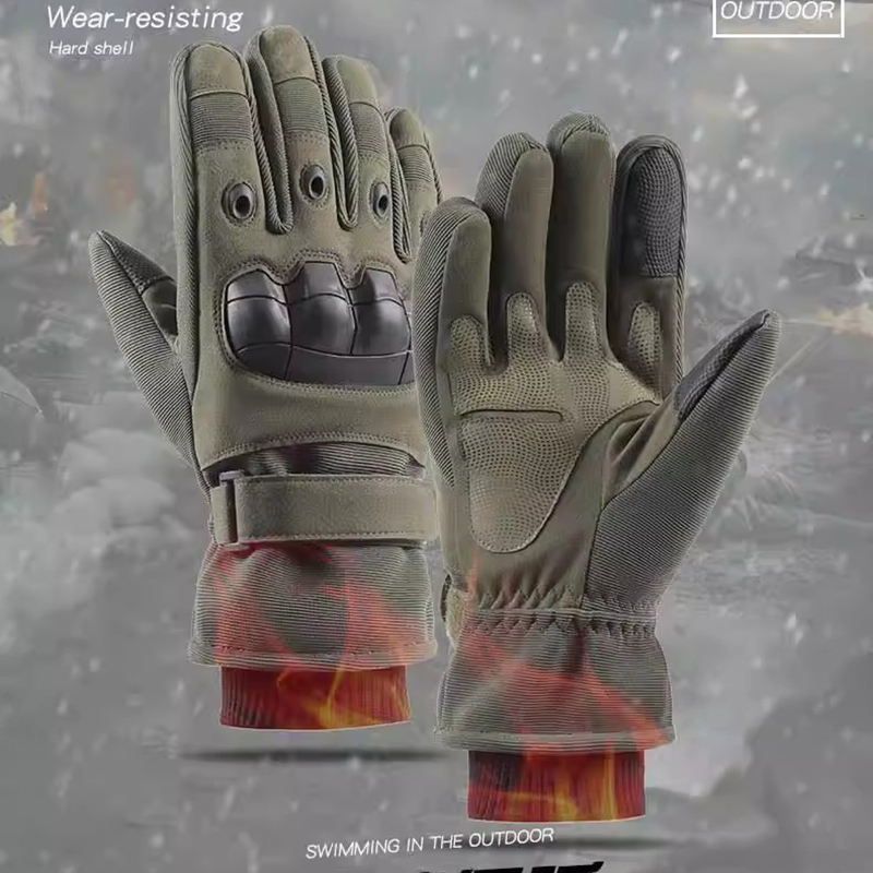Cycling Gear Parts - man Winter Gloves Men's Cold-Proof Thermal
