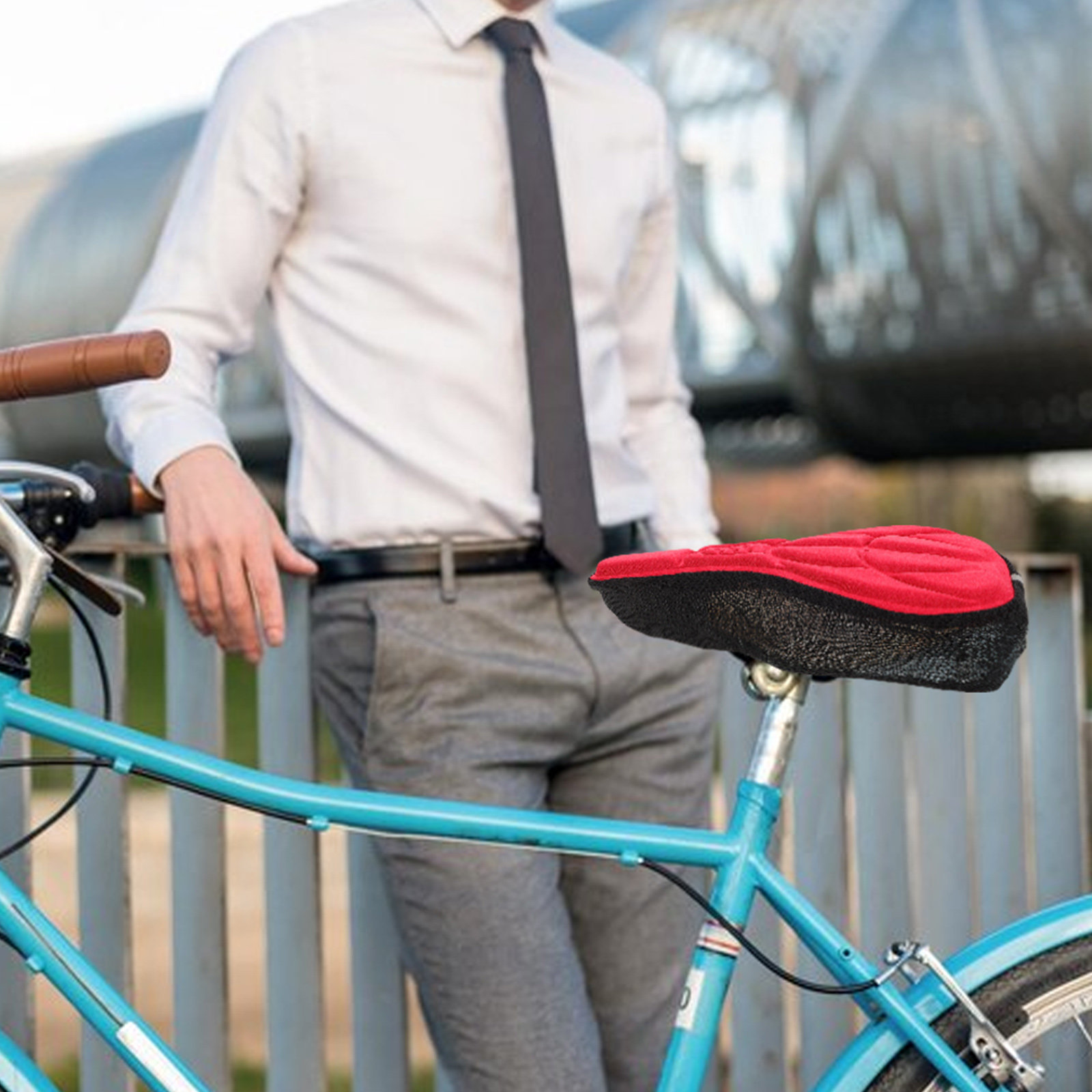 2Pcs Bike Seat Cushion Cover B - огляд і ціна Cycling Gears