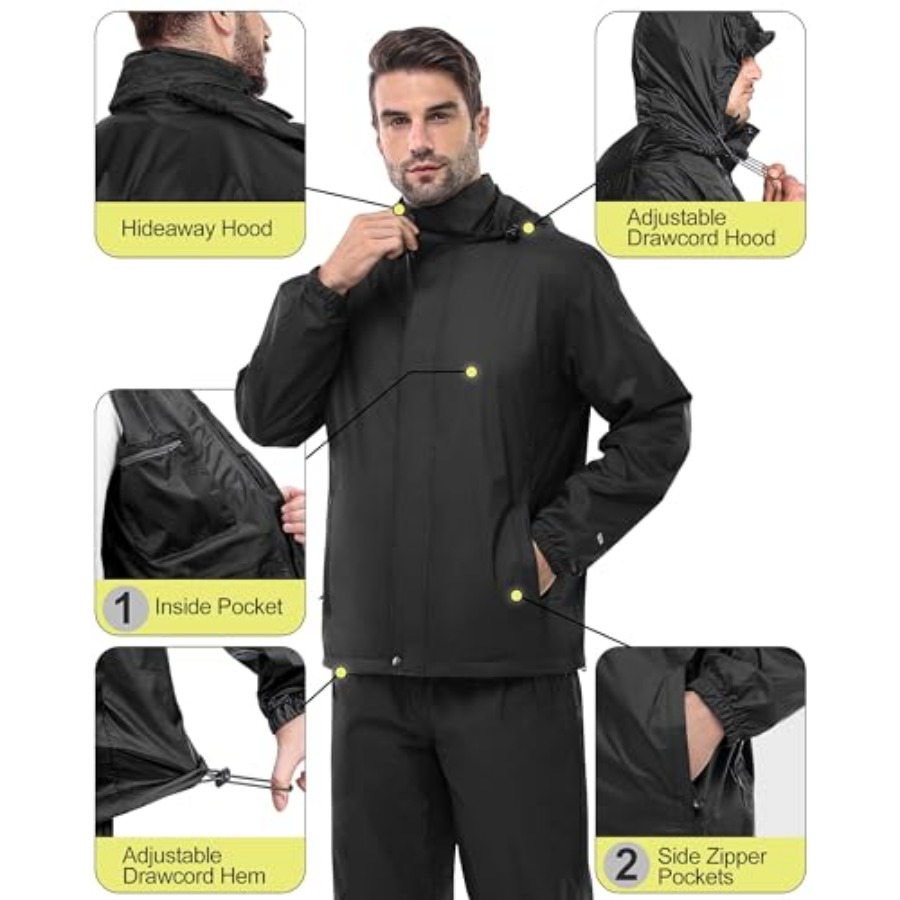 33, 000ft Men's Rain Suit Pack - огляд і ціна Cycling Gears