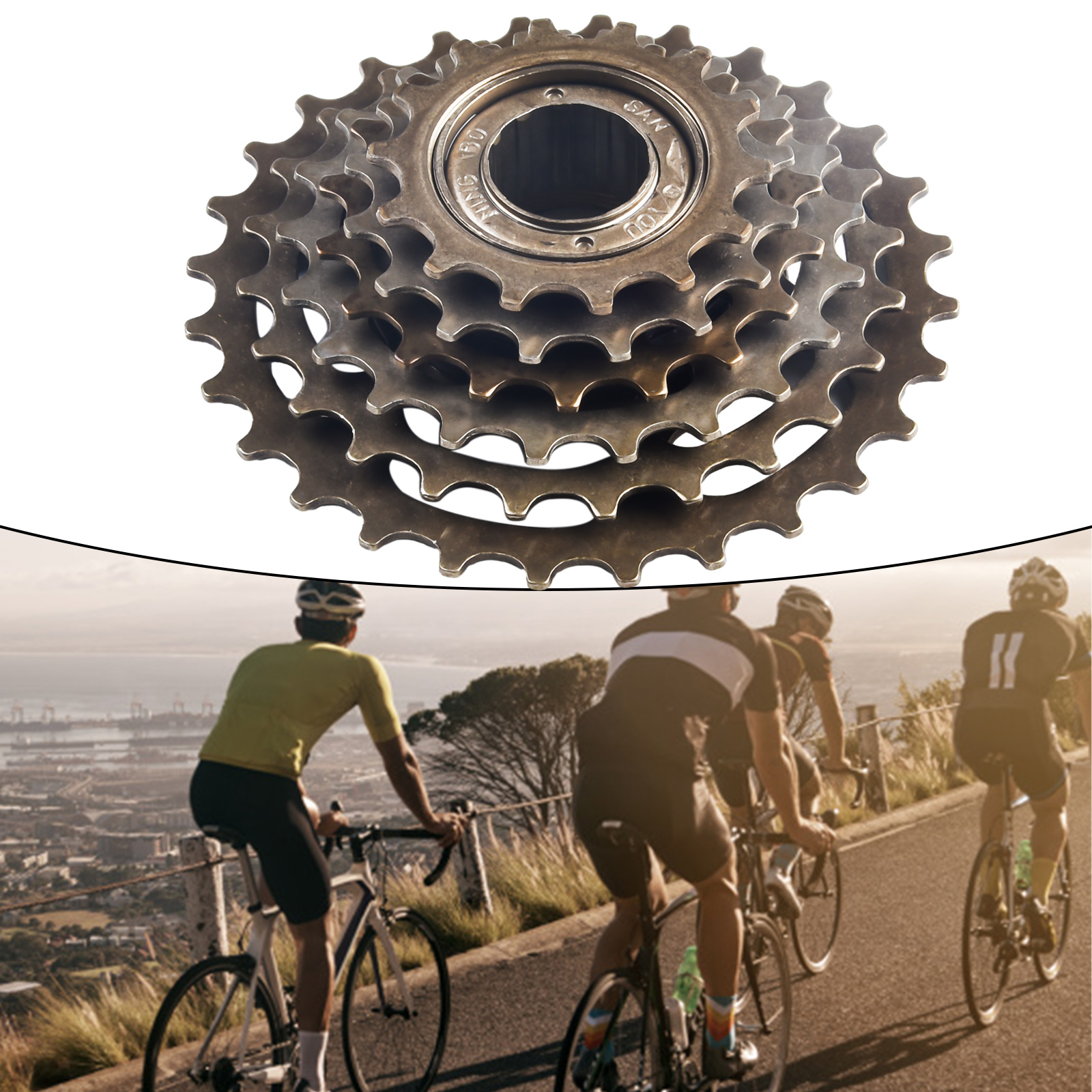 1pc Bike Screw On Freewheel 6  - огляд і ціна Cycling Gear Parts