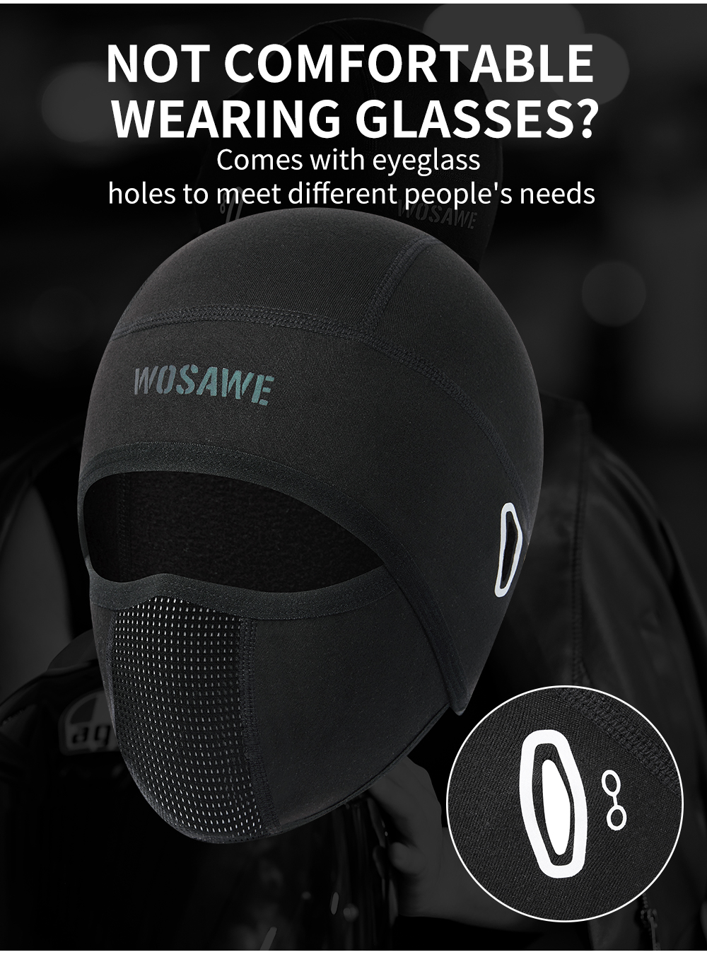 WOSAWE Motorcycle Helmet Liner - огляд і ціна Bicycle Helmet