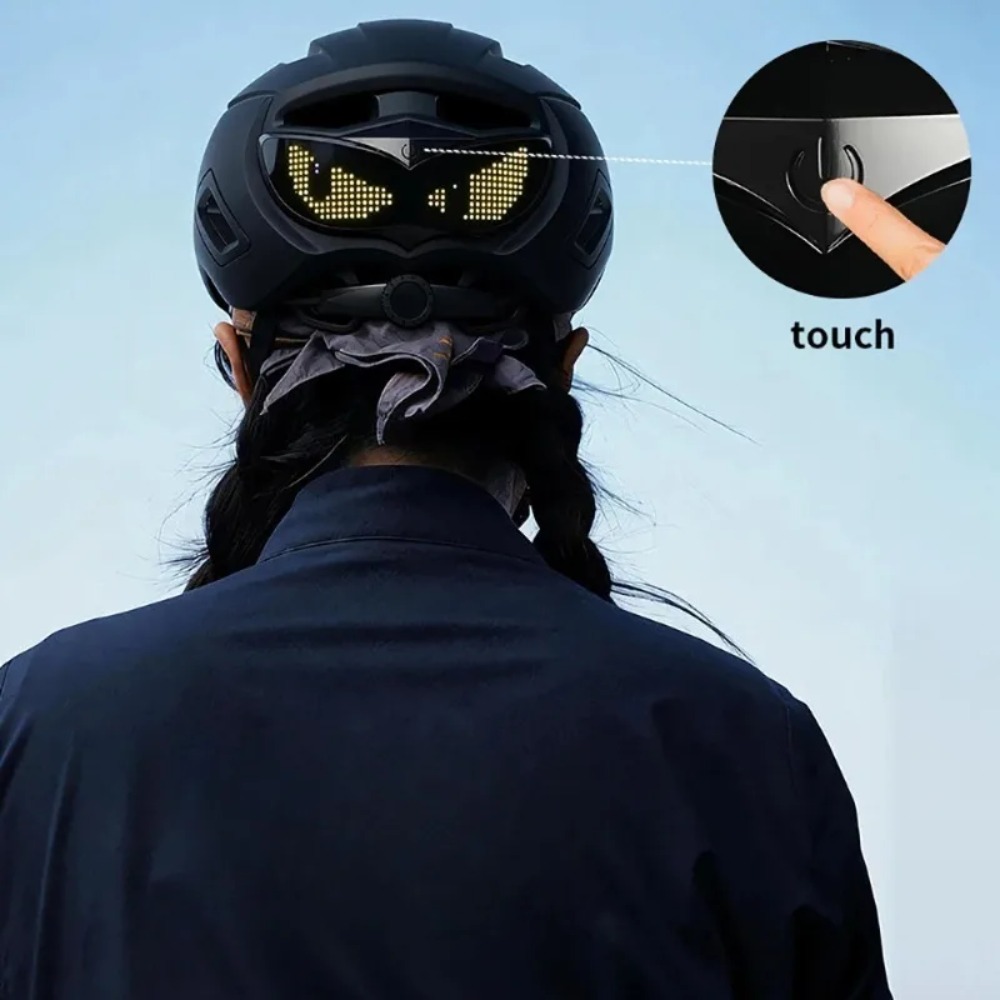 APP Control RGB Lion Eye Helme - огляд і ціна Bicycle Helmet