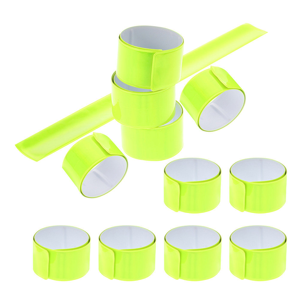 12Pcs Reflective Slap Bracelet - огляд і ціна Cycling High Gear