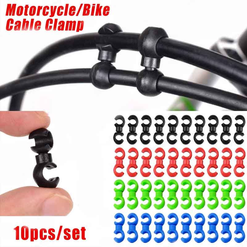 10pcs/set Bike Cross Line Clip - огляд і ціна Cycling Gear Parts